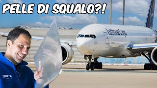 aerei Rivestiti di PELLE di SQUALO 🦈😮 Lidea di Lufthansa [upl. by Ignatz]