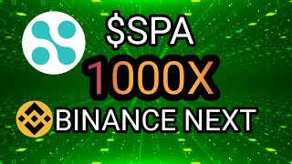 💥SPERAX SPA COIN PRICE PREDICTION 2025  BINANCE LISTING NEXT  1000X SOON 🚀🚀🚀 [upl. by Nyladnor425]