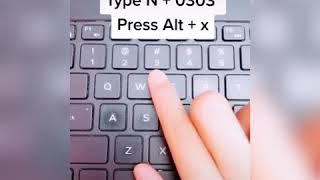 How to type the letter Enye Ñ on laptop Part 1 and 2 howto computertips Shorts [upl. by Atima892]