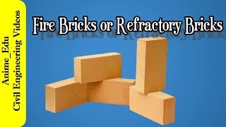 Fire Bricks or FireClay bricks or Refractory bricks  Types of Fire Bricks or Refractory Bricks [upl. by Anali371]