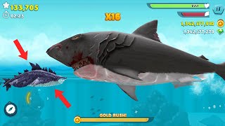 Hungry Shark Evolution  Bigger Enemy Megalodon vs Sharkjira Mod  All 25 Sharks Unlocked Gameplay [upl. by Davie]