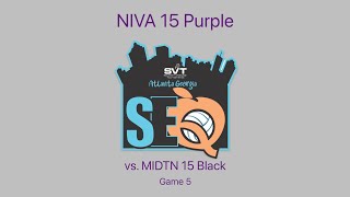 NIVA 15 Purple vs MIDTN 15 Black at the SVT’s Invitational SEQ 2024 Game 5 Gold Consolation Game [upl. by Zenda]