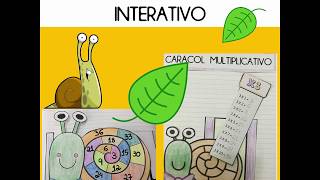 Caracol MULTIPLICATIVO INTERATIVO [upl. by Langston]