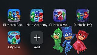 PJ Masks Racing Heroes  Hero Academy  PJ Masks Moonlight Heroes  Sticky Splat Soccer  City Run [upl. by Phonsa]