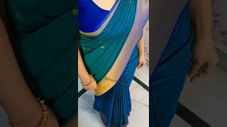 how to wear pre pleated saree perfectly saree prepleatedsaree sareedraping [upl. by Aseyt]