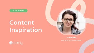 Flash Webinar Content Inspiration [upl. by Johnstone295]