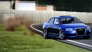 2014 Audi RS6 Top Gear fast lap [upl. by Pyne]