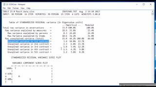 Rasch measurement unidimensionality and local independence Part 1 [upl. by Adalai]