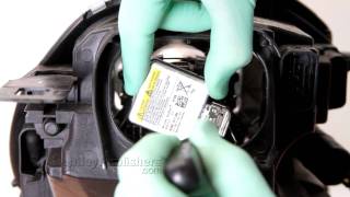 MINI Cooper R56 R55 R57 20072011  Xenon headlight bulb replacement  DIY Repair [upl. by Neeleuqcaj]