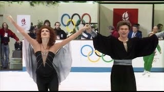 HD Marina Klimova and Sergei Ponomarenko  1992 Albertville Olympic  Free Dance [upl. by Rashida]