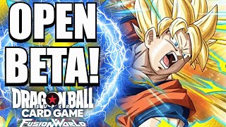 Dragon Ball Super Card Game Fusion World  Beta Impressions [upl. by Llennehc]