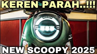 PERTAMA DI INDONESIA ‼️ REVIEW NEW SCOOPY 2025INI EROPA BANGETTTT😱 [upl. by Ahsirat182]