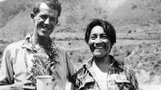 Edmund Hillary and Tenzing Norgay climb Everest  1953 archive video [upl. by Schnabel]