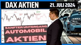 Automobilaktien aus dem DAX VW und Continental BASF  Eine Analyse mit Trading [upl. by Rekcut]