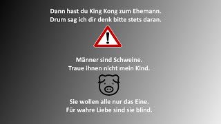 Die Ärzte  Männer sind Schweine TextLyrics [upl. by Durkin]