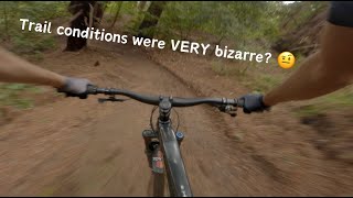 DID WE MAKE A MISTAKE COMING HERE AFTER A STORM 💀  Mountain Biking  Santa Cruz  MTB [upl. by Cozza]