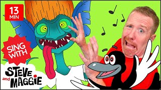 Forest Animals Song and More  Halloween Songs for Kids  Sing with Steve and Maggie [upl. by Virendra749]