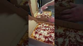 Grandma pizza with extra cheese and pepperoni [upl. by Frager727]