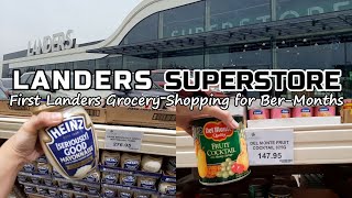 Landers Superstore First Landers Grocery Shopping for BerMonths PreChristmas Haul Vlog [upl. by Eirahcaz]