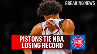 Detriot Pistons Tie NBA RECORD With 26th Straight Loss I CBS Sports [upl. by Senn559]