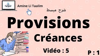 Provisions des Créances  Cours Complet [upl. by Navarro]