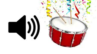 Drum Roll Ending Celebration  Sound Effect  ProSounds [upl. by Esnofla331]