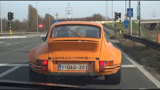 PORSCHE CARRERA RS  LOUD SOUND ACCELERATIONS DOWNSHIFTS [upl. by Eelano196]