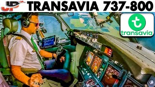 Transavia Boeing 737800 Cockpit into Paris [upl. by Swanson943]