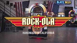 RockOla Bubbler CD Jukebox in Black Wood Grain Effect [upl. by Mcbride75]