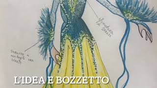 Come creare abito da ballo Processo di creazione Dance Fashion [upl. by Aruabea]