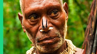 Eating with the World’s Most Isolated Tribe The Tree People of Papua Indonesia [upl. by Aicemed]