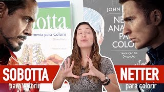 Sobotta ou Netter para colorir BATALHA DE LIVROS [upl. by Yna]