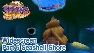 Spyro 3  Part 6 Seashell Shore  Widescreen HD [upl. by Nalliuq]