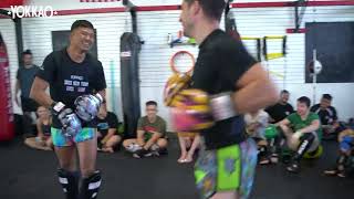 All Saenchai and Superlek sparring sessions in San Diego  YOKKAO Muay Thai Seminar USA Tour 2022 [upl. by Henrik]