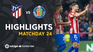 Resumen de Atlético de Madrid vs Getafe CF 43 [upl. by Flosser]