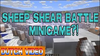 Sheep Shear Battle minigame WeeklyMinecraft server [upl. by Ardnaid]