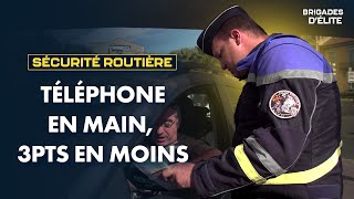 Police  la lutte quotidienne contre le téléphone au volant  Brigades délite [upl. by Muhan]