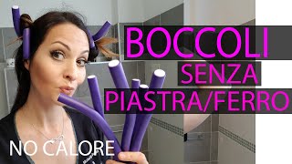 TUTORIAL CAPELLI MOSSI SENZA FERRO PIASTRA  BEACH WAVES  NON ROVINA I CAPELLI  SENZA CALORE [upl. by Romilly]