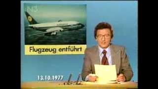 tagesschau 13 Oktober 1977  Entführung der Landshut [upl. by Enytnoel]