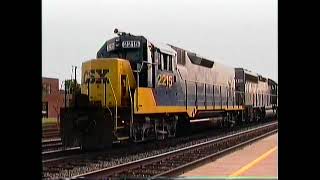 CSX Road Slug 2215 in Huntington West Virginia August 1991 [upl. by Nivram]