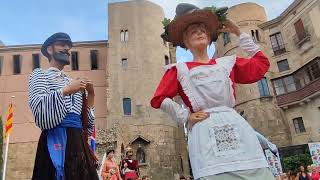 Ballada dels gegants de la Barceloneta  43a Trobada de Gegants de la Plaça Nova [upl. by Beverlee499]