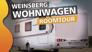 CaraOne 390 PUH Weinsberg Wohnwagen Roomtour [upl. by Agan906]