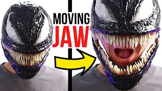 Venom Mask With MOVING MOUTH How To Make [upl. by Enitram25]