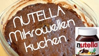 Nutella Mikrowellenkuchen [upl. by Ahtibat153]