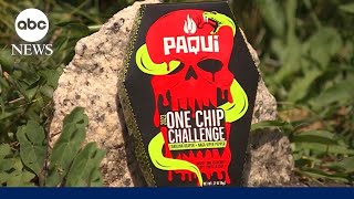 Company pulling One Chip Challenge from shelves after teens death l GMA [upl. by Francis]