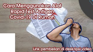 Cara menggunakan Sendiri Alat Rapid Test Antigen Covid Terbaik Lungene Di Rumah  Tidak Disarankan [upl. by Aimahc]