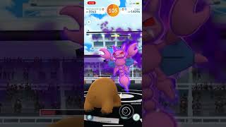 Third times the charm Solo shadow gligar Level 3 shadow challenge Pokémon Go [upl. by Livvy853]