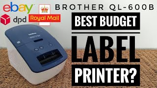 The Best Budget Thermal Label Printer Brother QL600B QL600  Features Demo Tutorial amp Overview [upl. by Eiuqcaj]