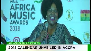 AFRIMA Unveils 2018 Calendar in Ghana [upl. by Nolham463]