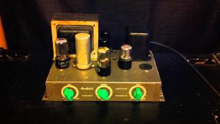 Heathkit A7 guitar hifi tube amp conversion 7w RMS [upl. by Atig]